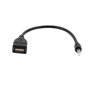 Adaptor cable OTG USB F σε Jack 3.5mm M Well CABLE-USBF/3.5MM4P-0.2 | Περιφερειακά | elabstore.gr