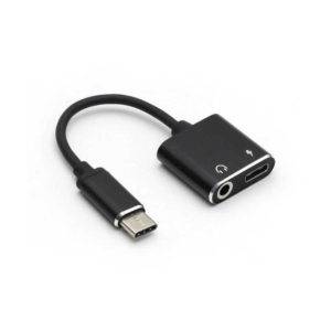 Adaptor Type-C M σε Jack 3.5mm και Type-C M/F Well ADAPT-USBC-3.5MM/USBC-01BK-WL | Περιφερειακά | elabstore.gr