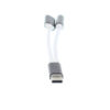 Adaptor Type-C M σε Jack 3.5mm και Type-C M/F Well ADAPT-USBC-3.5MM/USBC-02BK-WL | Ήχου & Εικόνας | elabstore.gr
