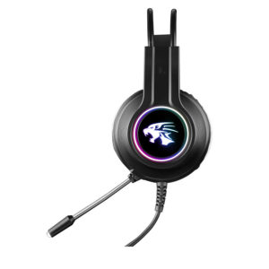 VH8030 Ακουστικό με μικρόφωνο gaming Μαύρο με φωτισμό RGB | Gaming | elabstore.gr