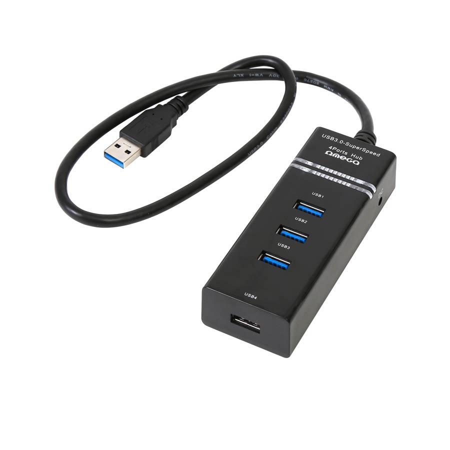 USB 3.0 HUB 4-Port Black Omega OUH34B | eLabstore.gr USB 3.0 HUB 4-PORT BLACK Omega OUH34B | Περιφερειακά | elabstore.gr