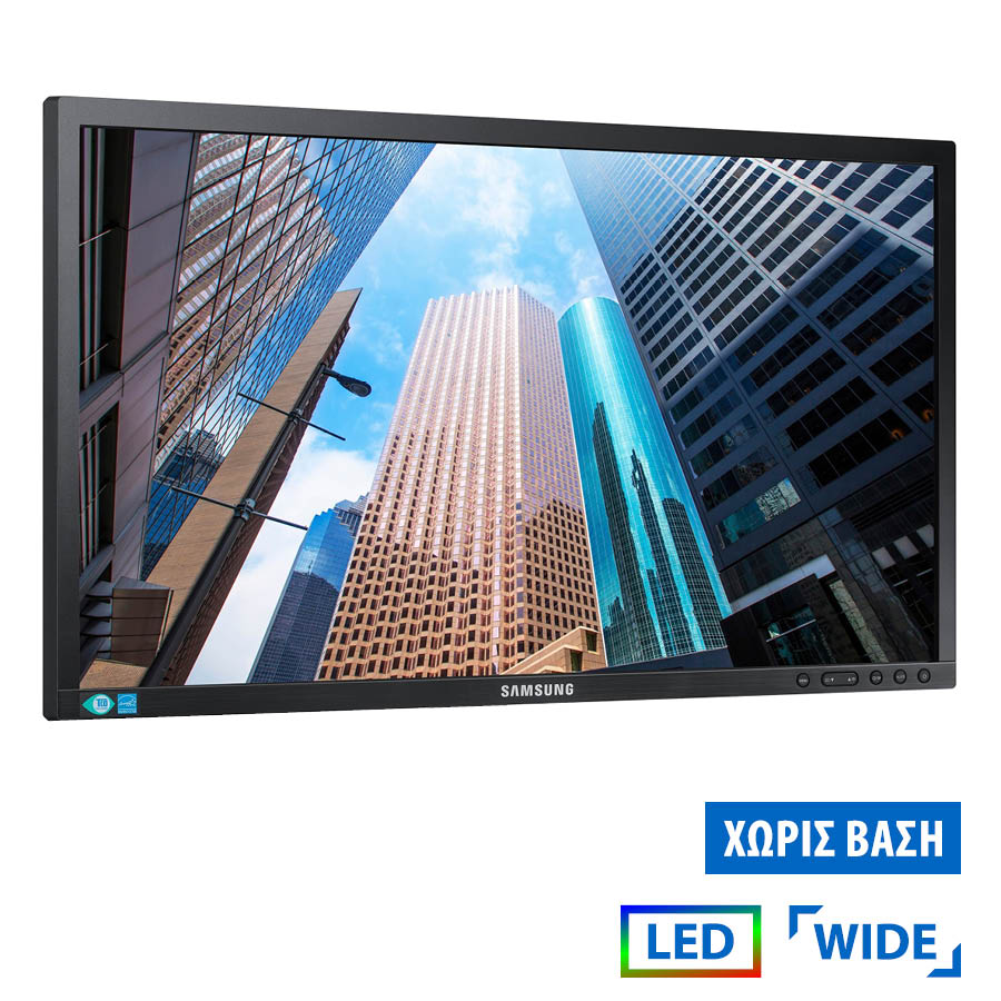 Used Monitor S24x450 LED/Samsung/24/1920x1080/Wide/Grade B/No Stand/Black/VGA & DVI-D | eLabstore.gr Used Monitor S24x450 LED/Samsung/24/1920x1080/Wide/Grade B/No Stand/Black/VGA & DVI-D | Refurbished | elabstore.gr