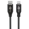 GOOBAY καλώδιο USB Type-C σε Lightning 39424, 7.5W, 1m, μαύρο | Αξεσουάρ κινητών | elabstore.gr