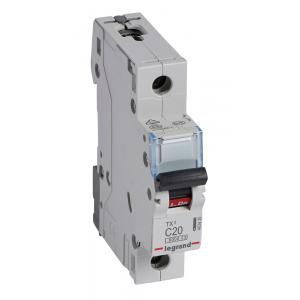LEGRAND αυτόματη ασφάλεια C20 403435, 1P, 20A, 6kA, 230V, 10τμχ | Εργαλεία | elabstore.gr