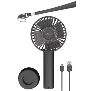 GOOBAY ανεμιστήρας χειρός USB 49645, με βάση, μαύρος | Οικιακές & Προσωπικές Συσκευές | elabstore.gr