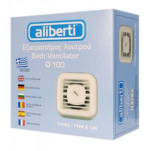 ALIBERTI εξαεριστήρας λουτρού Type E 100, λευκός | Εργαλεία | elabstore.gr