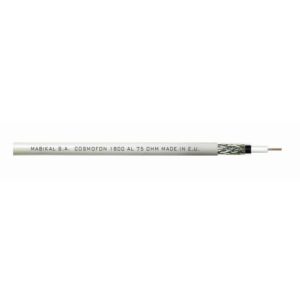 MABIKAL καλώδιο κεραίας 75Ohm, 1mm, 100m, λευκό | Εργαλεία | elabstore.gr