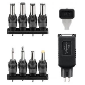 GOOBAY επιτοίχιος φορτιστής 53997, 3V-12V, 18W-1.5A, 8 tips | Τροφοδοσία Ρεύματος | elabstore.gr