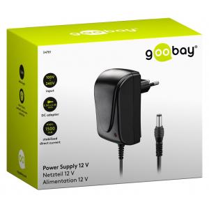 GOOBAY επιτοίχιος φορτιστής 54781, 12V, 18W-1.5A, DC 5.50x2.50mm | eLabstore.gr GOOBAY επιτοίχιος φορτιστής 54781, 12V, 18W-1.5A, DC 5.50x2.50mm | Τροφοδοσία Ρεύματος | elabstore.gr