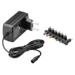 GOOBAY επιτοίχιος φορτιστής 54799, 9V-24V, 24W-1.5A, 7 tips | Τροφοδοσία Ρεύματος | elabstore.gr