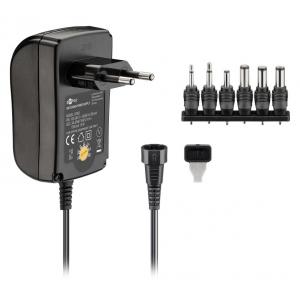 GOOBAY επιτοίχιος φορτιστής 67952, 3V-12V, 18W-1.5A, 6 tips | Τροφοδοσία Ρεύματος | elabstore.gr