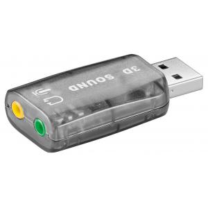 GOOBAY USB κάρτα ήχου 68878, με έξοδο μικρόφωνου και ακουστικού | PC & Αναβάθμιση | elabstore.gr