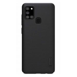 NILLKIN θήκη Super Frost Shield για Samsung Galaxy A21s, μαύρη | Αξεσουάρ κινητών | elabstore.gr