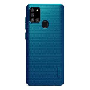 NILLKIN θήκη Super Frost Shield για Samsung Galaxy A21s, μπλε | Αξεσουάρ κινητών | elabstore.gr