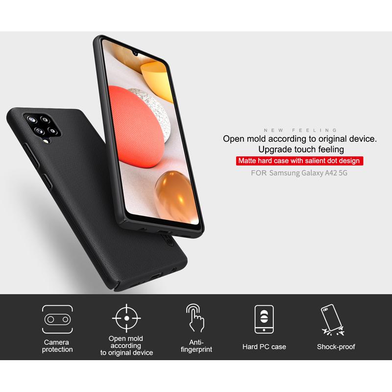 NILLKIN θήκη Super Frost Shield για Samsung Galaxy A42 5G, μαύρη | eLabstore.gr NILLKIN θήκη Super Frost Shield για Samsung Galaxy A42 5G, μαύρη | Αξεσουάρ κινητών | elabstore.gr
