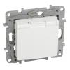LEGRAND πρίζα 2Π+Τ με κάλυμμα 764532, λευκή | Εργαλεία | elabstore.gr