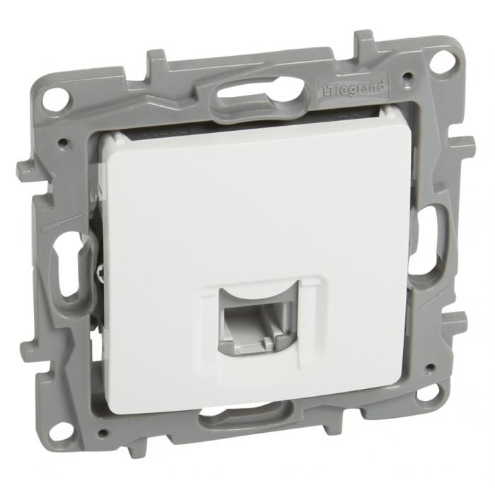 LEGRAND πρίζα RJ11 764569, λευκή | Εργαλεία | elabstore.gr