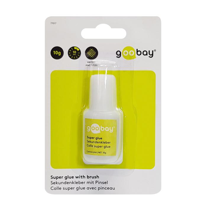 GOOBAY κόλλα Super Glue με πινέλο 77017, 10g | eLabstore.gr GOOBAY κόλλα Super Glue με πινέλο 77017, 10g | Εργαλεία | elabstore.gr