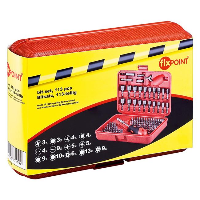 FIXPOINT σετ κατσαβιδιών 77119, 113τμχ | eLabstore.gr FIXPOINT σετ κατσαβιδιών 77119, 113τμχ | Εργαλεία | elabstore.gr