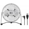 GOOBAY επιτραπέζιος ανεμιστήρας USB 77503, 4", 5V (DC), ασημί | Οικιακές & Προσωπικές Συσκευές | elabstore.gr