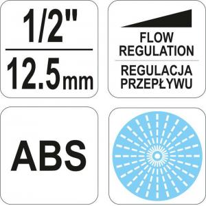 FLO ποτιστικό εδάφους με βάση 89274, 1/2", 12.5mm, ABS | Οικιακές & Προσωπικές Συσκευές | elabstore.gr