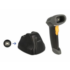 DELOCK barcode scanner 90518, 1D & 2D, ασύρματο, μαύρο | Συνοδευτικά PC | elabstore.gr