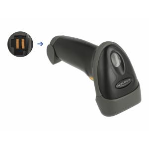 DELOCK barcode scanner 90518, 1D & 2D, ασύρματο, μαύρο | Συνοδευτικά PC | elabstore.gr