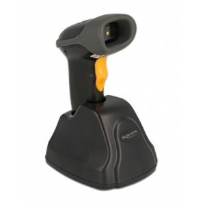DELOCK barcode scanner 90518, 1D & 2D, ασύρματο, μαύρο | Συνοδευτικά PC | elabstore.gr