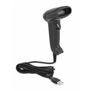 DELOCK USB barcode scanner 1D και 2D 90522, με καλώδιο σύνδεσης, μαύρο | Αναλώσιμα - Είδη Γραφείου | elabstore.gr