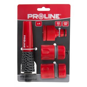 PROLINE σετ εκτοξευτής νερού 99331, με ρακόρ, 2 ταχυσυνδέσμους, 4 τμχ | Οικιακές & Προσωπικές Συσκευές | elabstore.gr