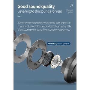 CELEBRAT headphones A24, wireless & wired, BT 5.0, 40mm, μπλέ | eLabstore.gr