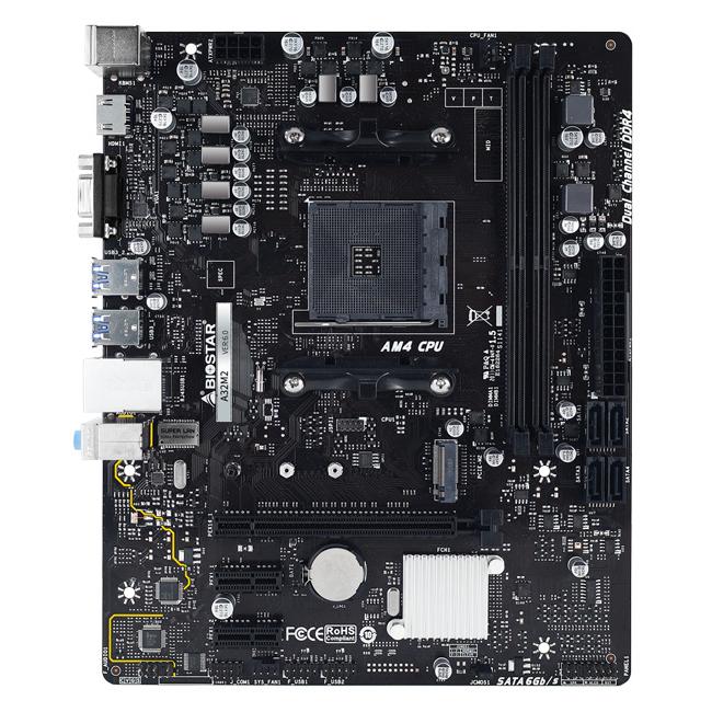 BIOSTAR Μητρική A32M2, 2x DDR4, AM4, USB 3.2, Micro ATX, Ver. 6.3 | eLabstore.gr BIOSTAR Μητρική A32M2, 2x DDR4, AM4, USB 3.2, Micro ATX, Ver. 6.3 | PC & Αναβάθμιση | elabstore.gr