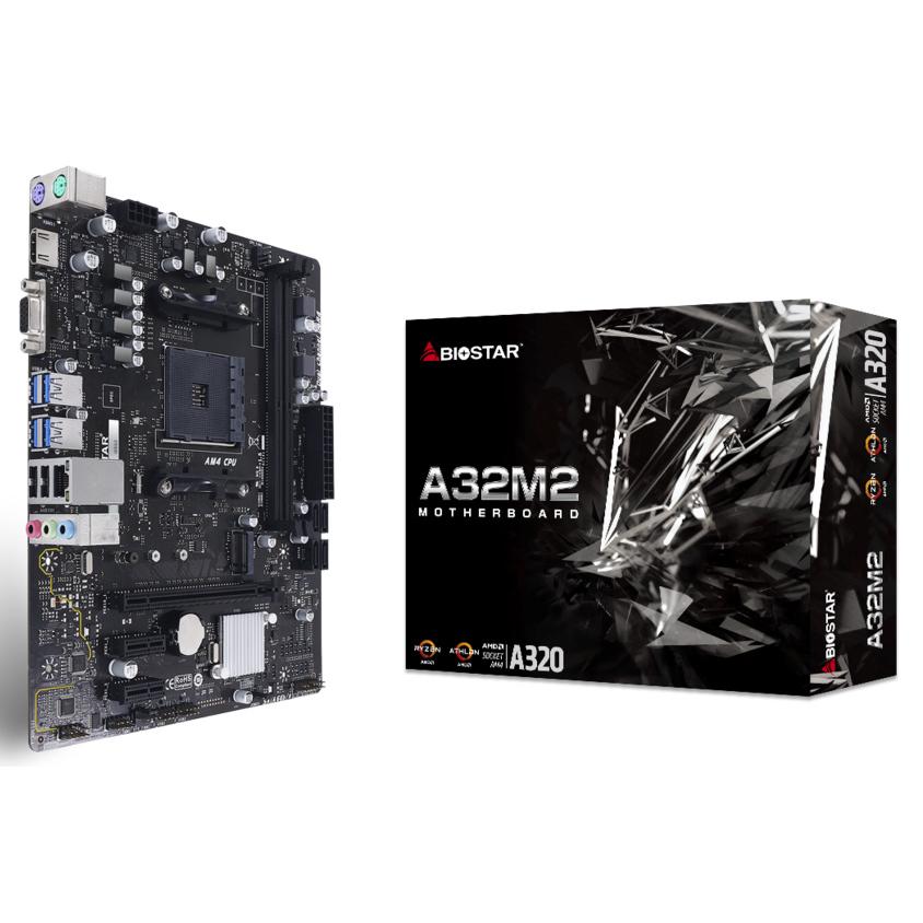 BIOSTAR Μητρική A32M2, 2x DDR4, AM4, USB 3.2, Micro ATX, Ver. 6.3 | eLabstore.gr BIOSTAR Μητρική A32M2, 2x DDR4, AM4, USB 3.2, Micro ATX, Ver. 6.3 | PC & Αναβάθμιση | elabstore.gr