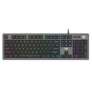 AULA Gaming πληκτρολόγιο F2028, RGB, μαύρο-γκρι | Συνοδευτικά PC | elabstore.gr