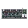 AULA μηχανικό πληκτρολόγιο F2067, RGB, blue switch, 87 πλήκτρα, ασημί | Συνοδευτικά PC | elabstore.gr