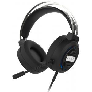 AULA gaming headset S603USB, RGB, USB/3.5mm, 50mm, μαύρο | Συνοδευτικά PC | elabstore.gr
