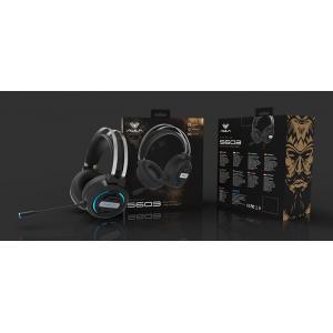 AULA gaming headset S603USB, RGB, USB/3.5mm, 50mm, μαύρο | Συνοδευτικά PC | elabstore.gr