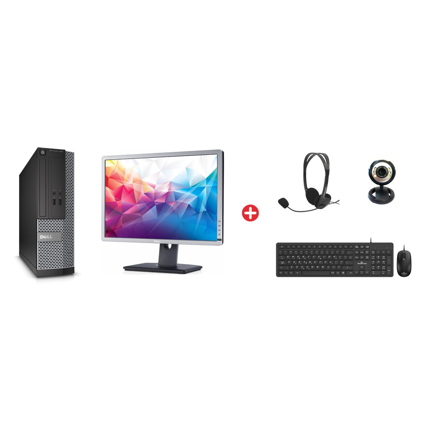 Bundle DELL PC 3020 SFF με οθόνη, κάμερα, ακουστικά, σετ πληκτρολόγιο | eLabstore.gr Bundle DELL PC 3020 SFF με οθόνη, κάμερα, ακουστικά, σετ πληκτρολόγιο | Refurbished PC & Parts | elabstore.gr