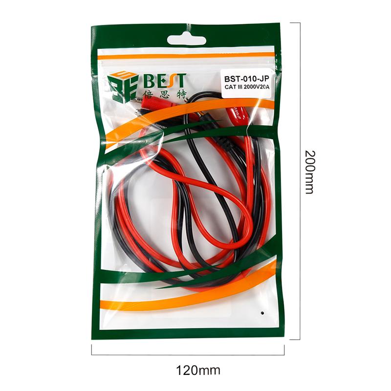 BEST καλώδια πολύμετρου με alligator clips BST-010-JP, CAT III 2000V 20A | eLabstore.gr BEST καλώδια πολύμετρου με alligator clips BST-010-JP, CAT III 2000V 20A | Εργαλεία | elabstore.gr