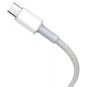 BASEUS καλώδιο USB Type-C CATGD-A02, 5A 100W, 2m, λευκό | Αξεσουάρ κινητών | elabstore.gr