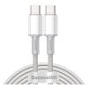 BASEUS καλώδιο USB Type-C CATGD-A02, 5A 100W, 2m, λευκό | Αξεσουάρ κινητών | elabstore.gr