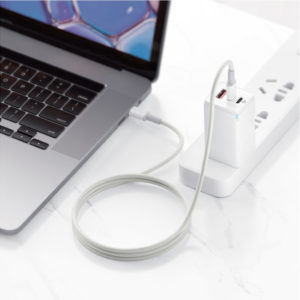 BASEUS καλώδιο USB Type-C CATGD-A02, 5A 100W, 2m, λευκό | Αξεσουάρ κινητών | elabstore.gr