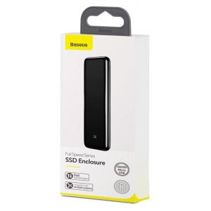 BASEUS θήκη για Μ.2 B key CAYPH-E0G, Type-C, USB3.2 5Gbps, 2TB, γκρι | Συνοδευτικά PC | elabstore.gr
