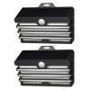 BASEUS LED ηλιακό φωτιστικό DGNEN-D01, 5.1W, 1800mAh, IP65, μαύρο, 2τμχ | Φωτισμός | elabstore.gr