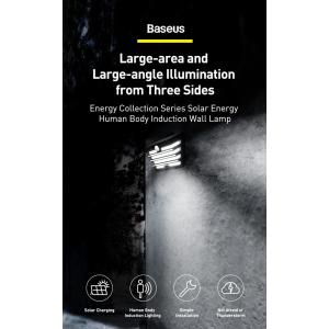 BASEUS LED ηλιακό φωτιστικό DGNEN-D01, 5.1W, 1800mAh, IP65, μαύρο, 2τμχ | eLabstore.gr BASEUS LED ηλιακό φωτιστικό DGNEN-D01, 5.1W, 1800mAh, IP65, μαύρο, 2τμχ | Φωτισμός | elabstore.gr