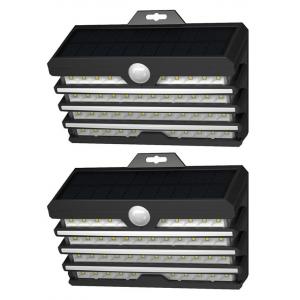 BASEUS LED ηλιακό φωτιστικό DGNEN-D01, 5.1W, 1800mAh, IP65, μαύρο, 2τμχ | Φωτισμός | elabstore.gr