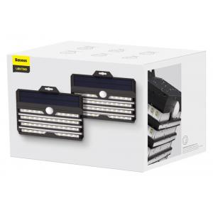 BASEUS LED ηλιακό φωτιστικό DGNEN-D01, 5.1W, 1800mAh, IP65, μαύρο, 2τμχ | eLabstore.gr BASEUS LED ηλιακό φωτιστικό DGNEN-D01, 5.1W, 1800mAh, IP65, μαύρο, 2τμχ | Φωτισμός | elabstore.gr