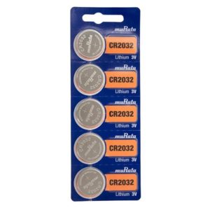 MURATA Μπαταρία λιθίου CR2032, 3V, 5τμχ | Μπαταρίες | elabstore.gr