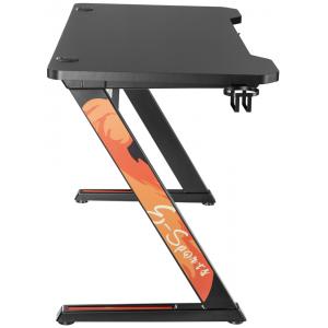 BRATECK gaming γραφείο GMD02-2, 1200x600mm, μαύρο | Αναλώσιμα - Είδη Γραφείου | elabstore.gr