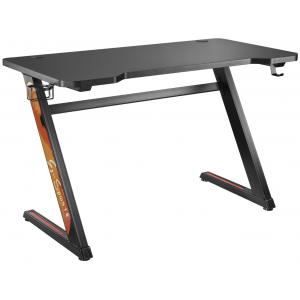 BRATECK gaming γραφείο GMD02-2, 1200x600mm, μαύρο | Αναλώσιμα - Είδη Γραφείου | elabstore.gr